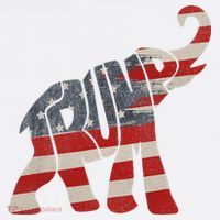 Donald Trump Vintage Republican Elephant USA Flag T-Shirt thumb 7