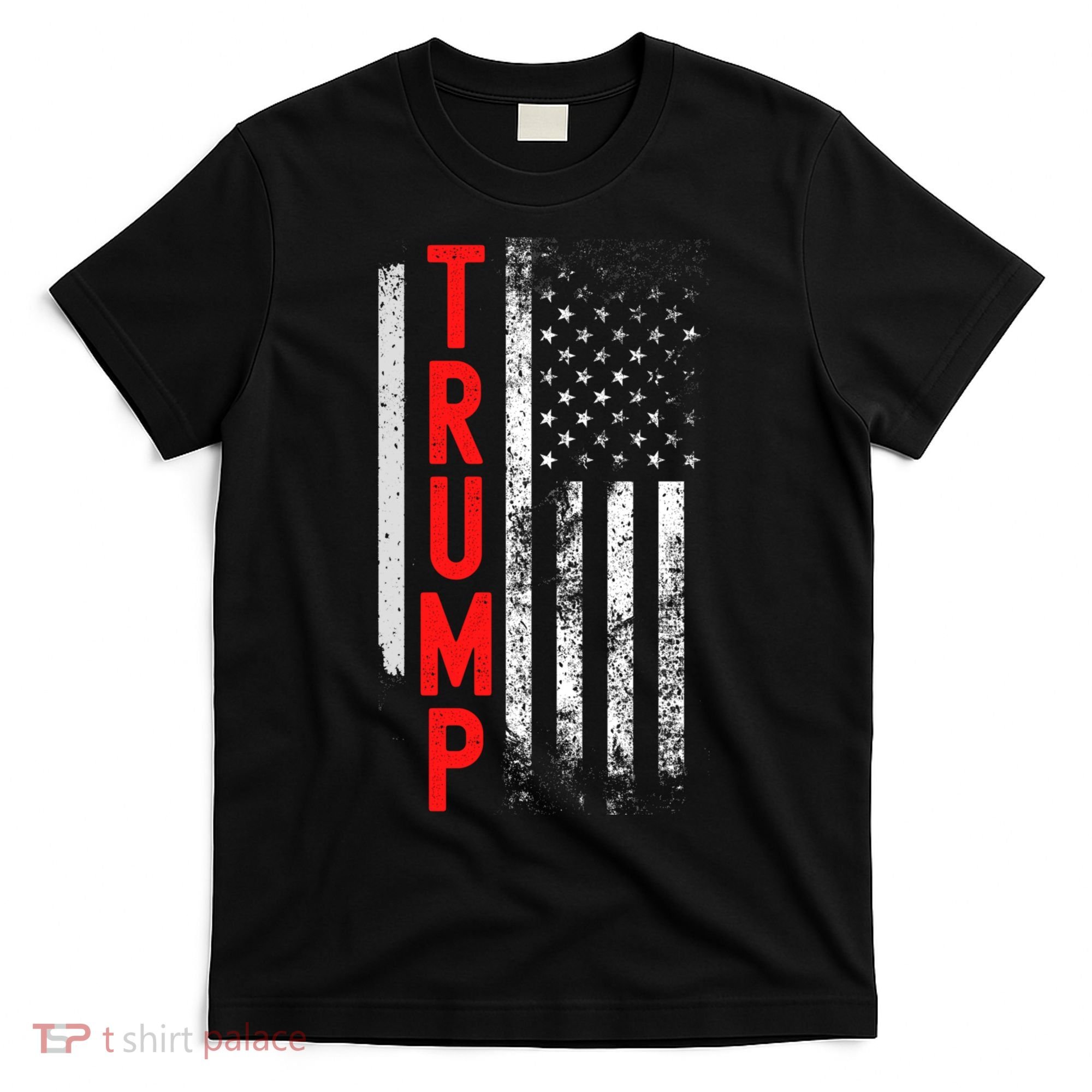 Donald Trump Vintage USA Flag 2024 T-Shirt