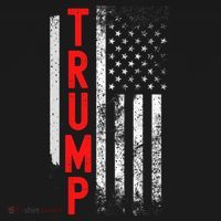 Donald Trump Vintage USA Flag 2024 T-Shirt thumb 7