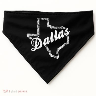 Dallas Texas Vintage Gift USA-Made Doggie Bandana