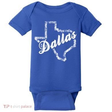 Dallas Texas Vintage Gift Baby Bodysuit
