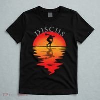 Discus Throw Vintage Sunset Discus Thrower Discus Athlete T-Shirt thumb 5