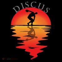 Discus Throw Vintage Sunset Discus Thrower Discus Athlete T-Shirt thumb 7