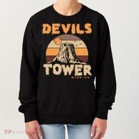 Devil's Tower Wyoming Hiking Camping Mountains Meaningful Gift Women's Sweatshirt thumb 0