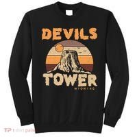 Devil's Tower Wyoming Hiking Camping Mountains Meaningful Gift Sweatshirt thumb 0