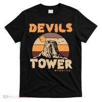 Devil's Tower Wyoming Hiking Camping Mountains Meaningful Gift T-Shirt thumb 0