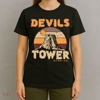 Devil's Tower Wyoming Hiking Camping Mountains Meaningful Gift T-Shirt thumb 4