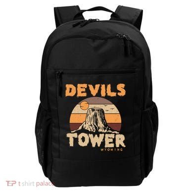 Devil's Tower Wyoming Hiking Camping Mountains Meaningful Gift Backpack