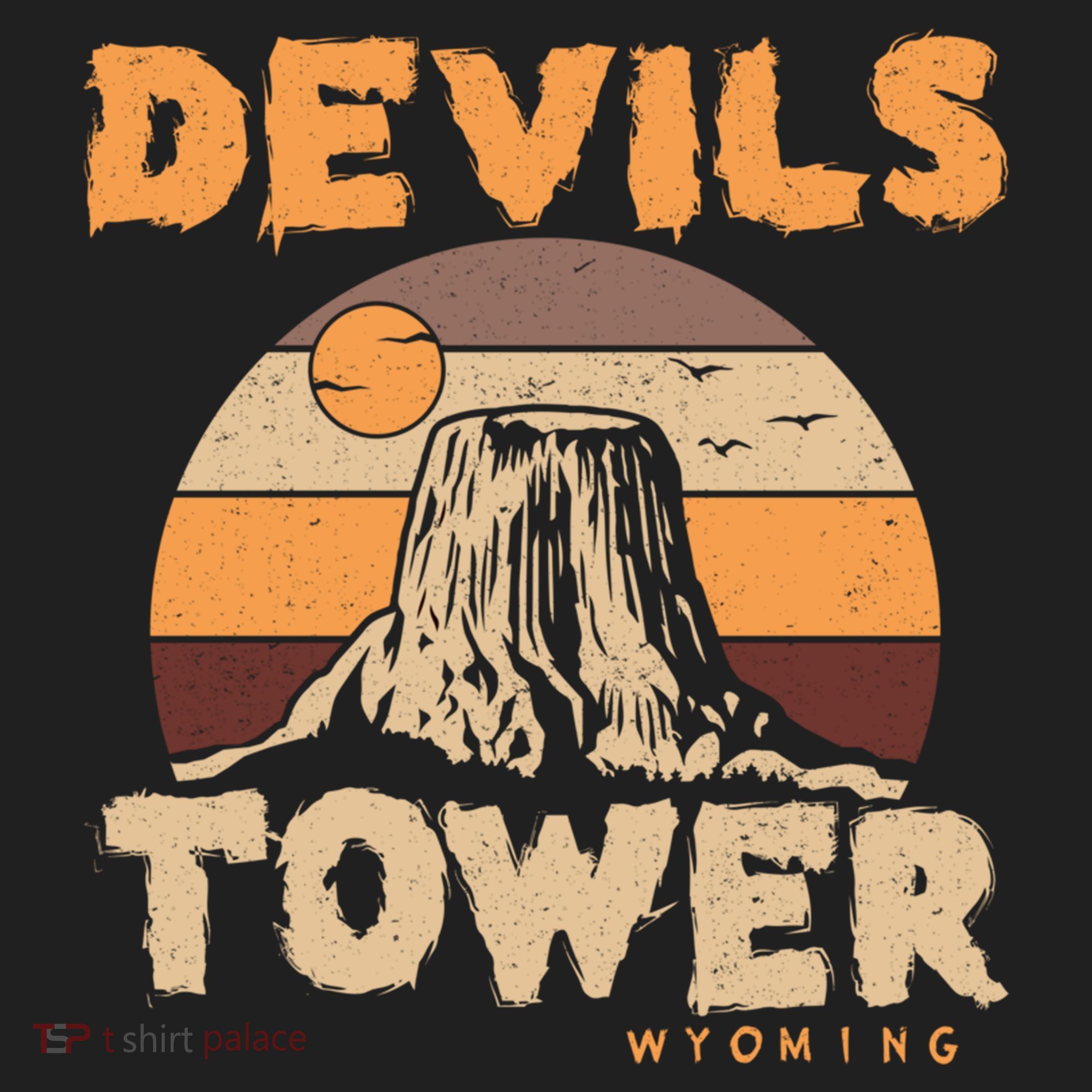Devil's Tower Wyoming Hiking Camping Mountains Meaningful Gift Tumbler