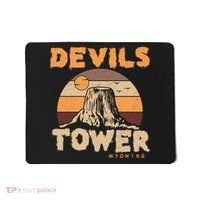 Devil's Tower Wyoming Hiking Camping Mountains Meaningful Gift Mousepad thumb 0