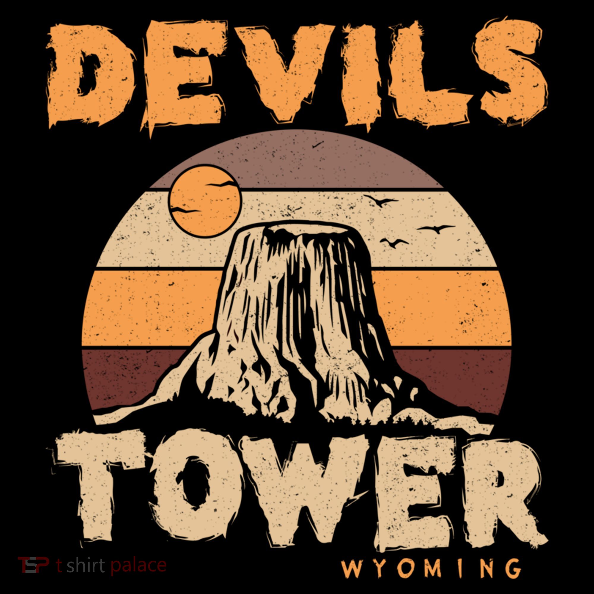 Devil's Tower Wyoming Hiking Camping Mountains Meaningful Gift Mousepad
