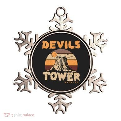 Devil's Tower Wyoming Hiking Camping Mountains Meaningful Gift Ornament