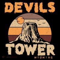 Devil's Tower Wyoming Hiking Camping Mountains Meaningful Gift Ornament thumb 1