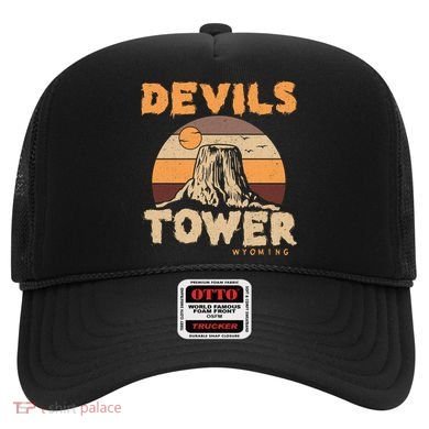 Devil's Tower Wyoming Hiking Camping Mountains Meaningful Gift Hat