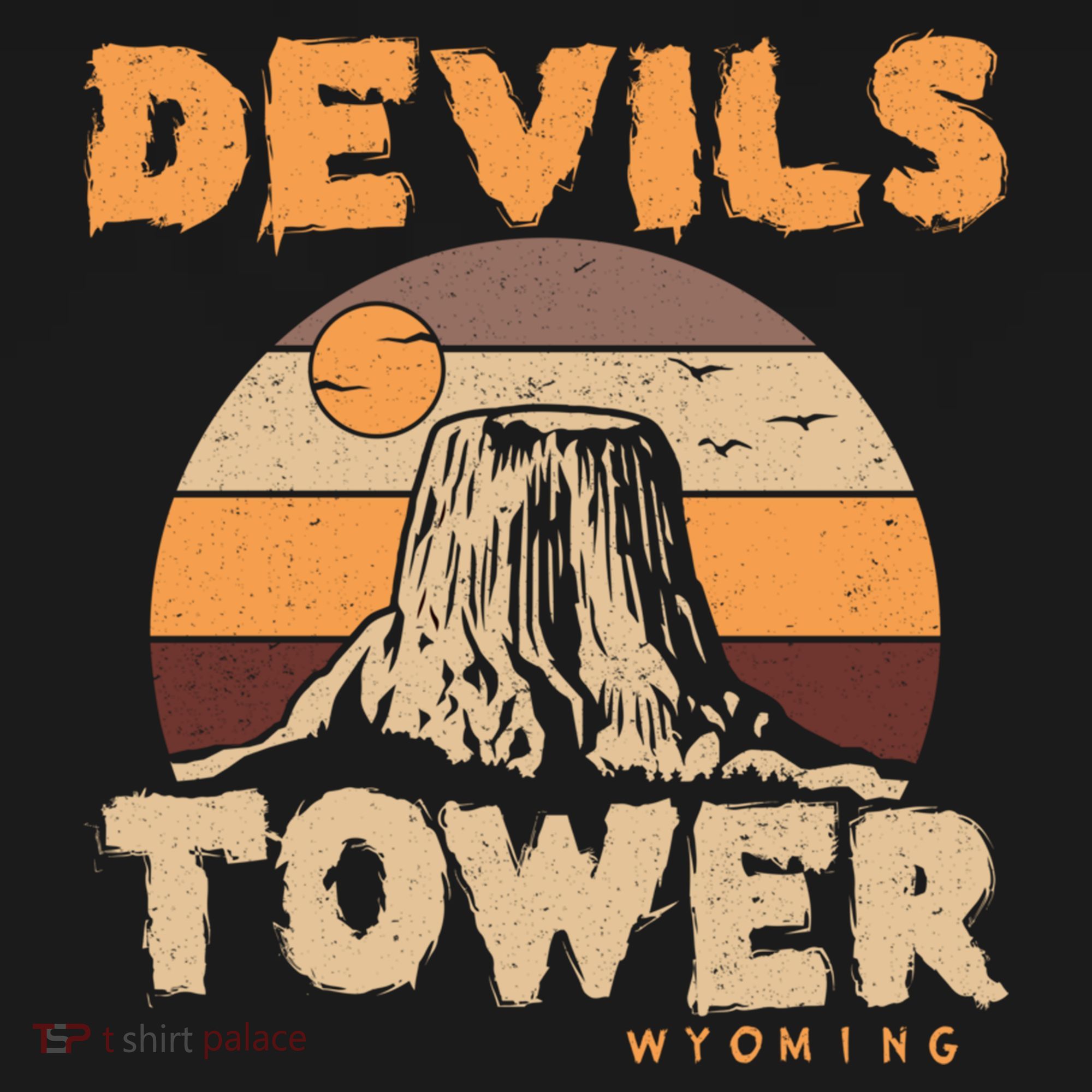 Devil's Tower Wyoming Hiking Camping Mountains Meaningful Gift Toddler T-Shirt