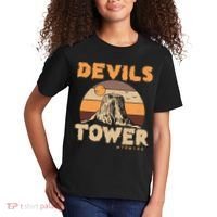 Devil's Tower Wyoming Hiking Camping Mountains Meaningful Gift Kids T-Shirt thumb 2