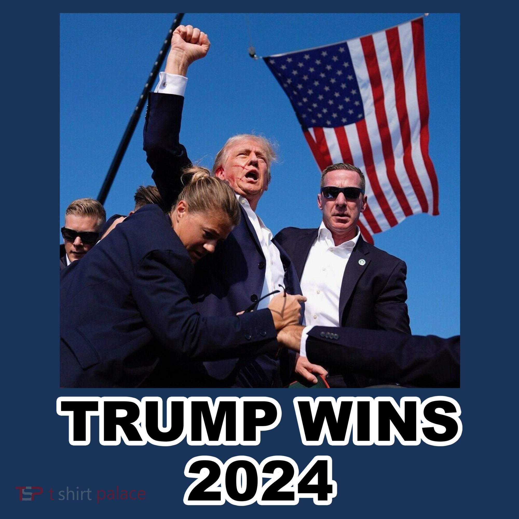 Donald Trump Wins 2024 Election Gun Shot Fired At Rally Apron