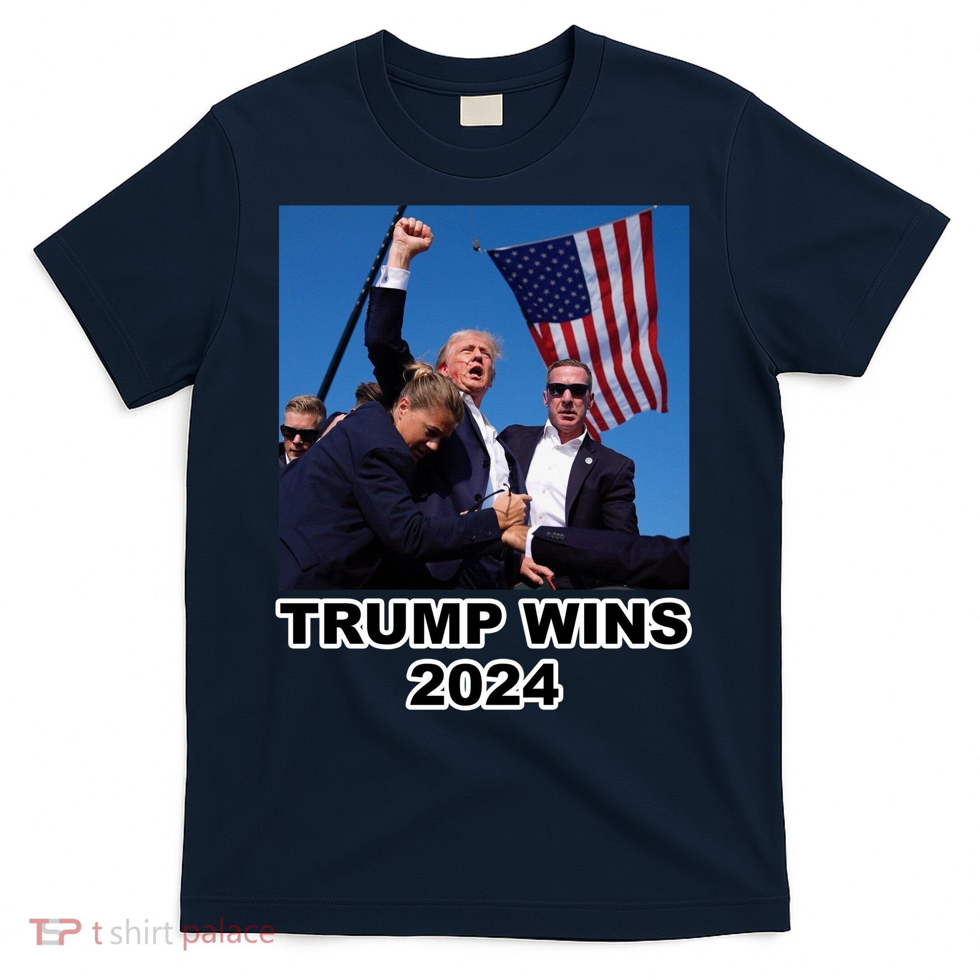 Donald Trump Wins 2024 Election Gun Shot Fired At Rally T-Shirt
