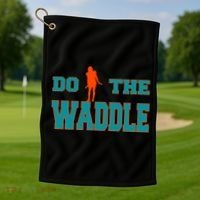 Do The Waddle Football Dance Golf Towel thumb 1