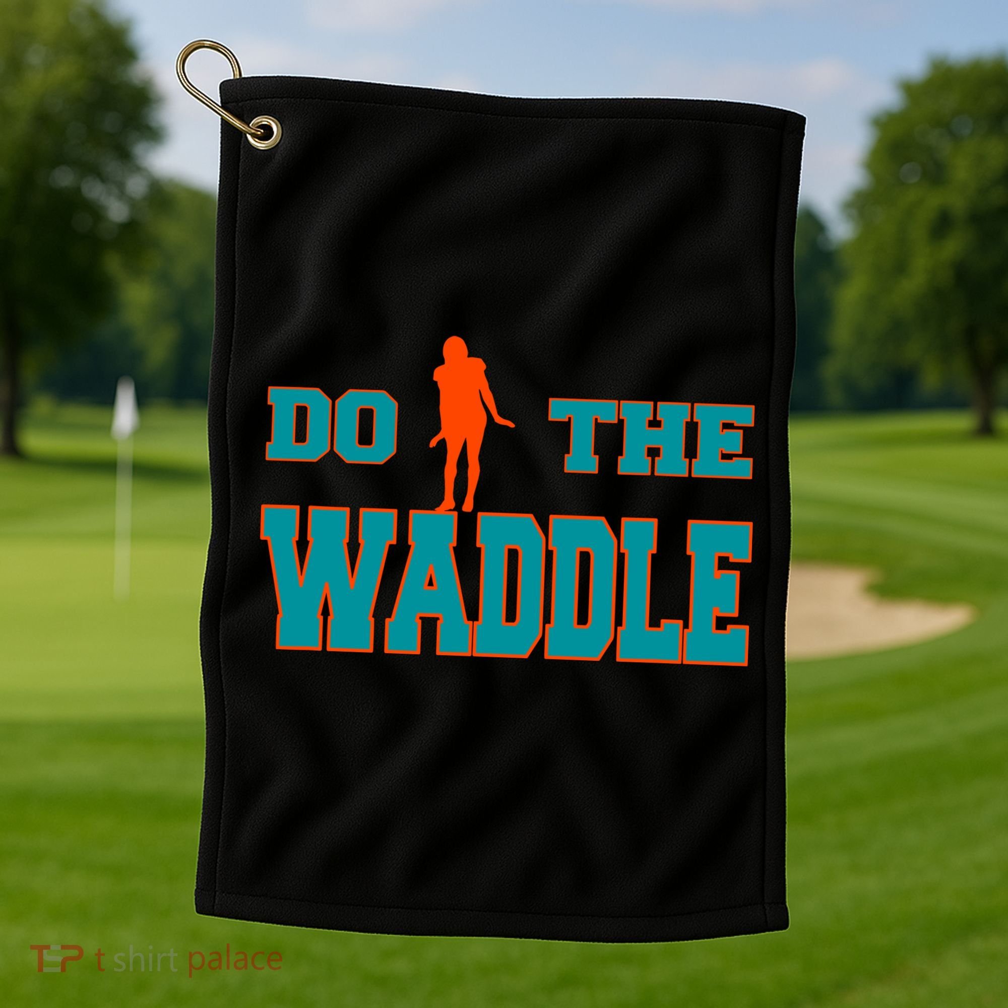 Do The Waddle Football Dance Golf Towel