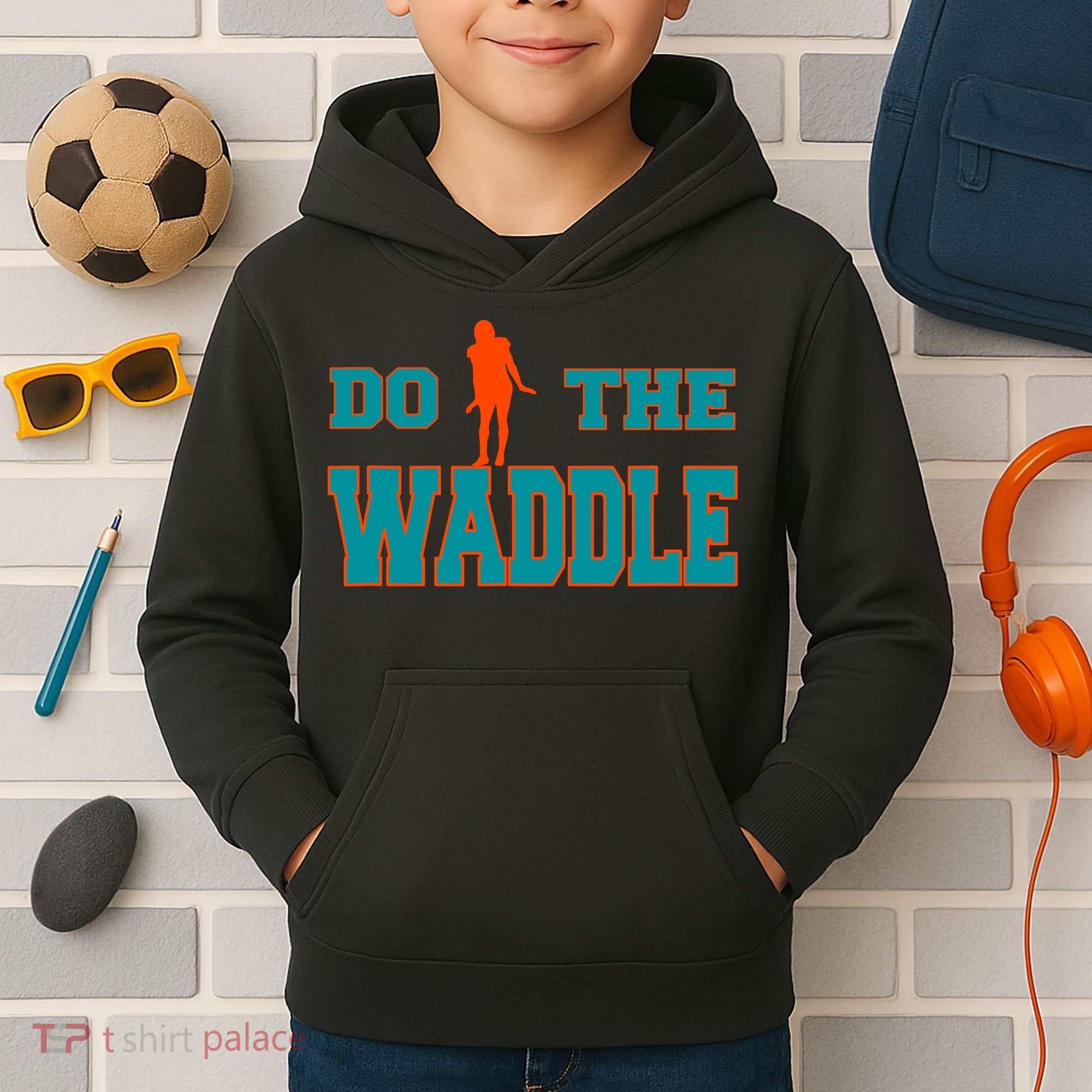 Do The Waddle Football Dance Kids Hoodie