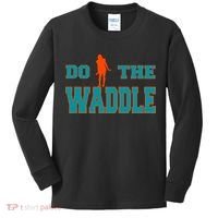 Do The Waddle Football Dance Kids Long Sleeve Shirt thumb 0