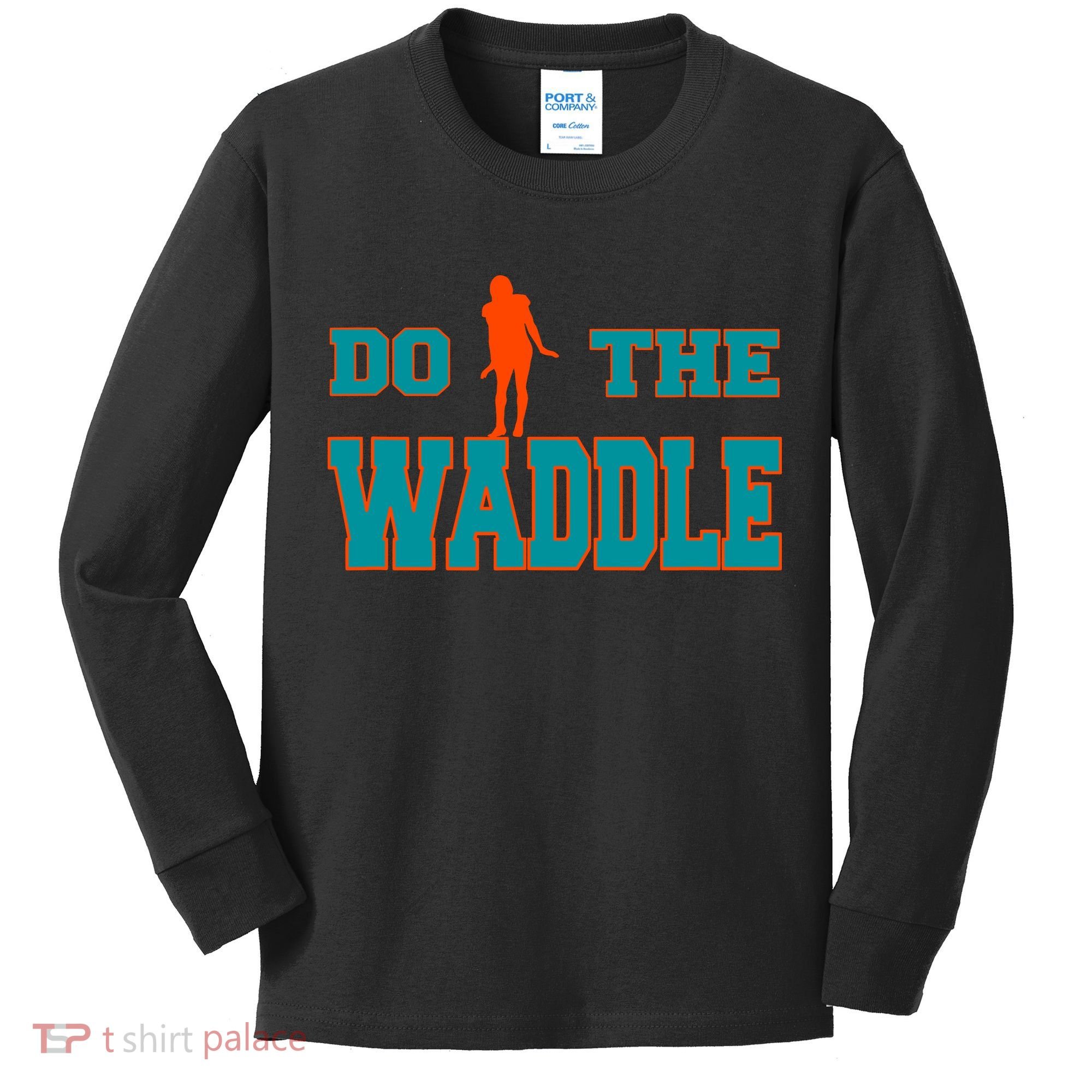Do The Waddle Football Dance Kids Long Sleeve Shirt
