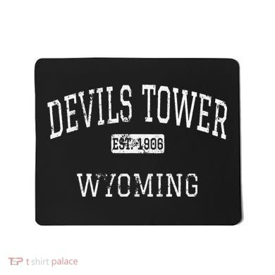 Devils Tower Wyoming WY Vintage Mousepad
