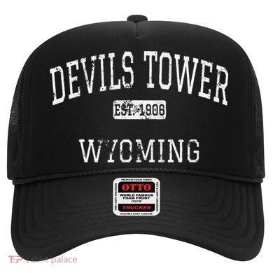 Devils Tower Wyoming WY Vintage Hat