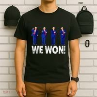 Donald Trump Won 2024 Trump Dance We Won 2024 Trump 47 T-Shirt thumb 6