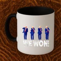 Donald Trump Won 2024 Trump Dance We Won 2024 Trump 47 Coffee Mug thumb 2