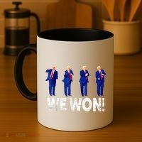 Donald Trump Won 2024 Trump Dance We Won 2024 Trump 47 Coffee Mug thumb 4