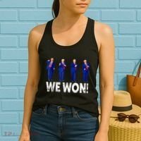 Donald Trump Won 2024 Trump Dance We Won 2024 Trump 47 Women's Tank Top thumb 2