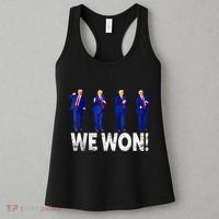 Donald Trump Won 2024 Trump Dance We Won 2024 Trump 47 Women's Tank Top thumb 3