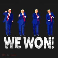 Donald Trump Won 2024 Trump Dance We Won 2024 Trump 47 Women's Tank Top thumb 5
