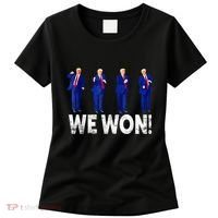 Donald Trump Won 2024 Trump Dance We Won 2024 Trump 47 Women's T-Shirt thumb 0