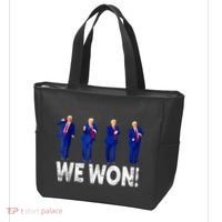 Donald Trump Won 2024 Trump Dance We Won 2024 Trump 47 Tote Bag thumb 3