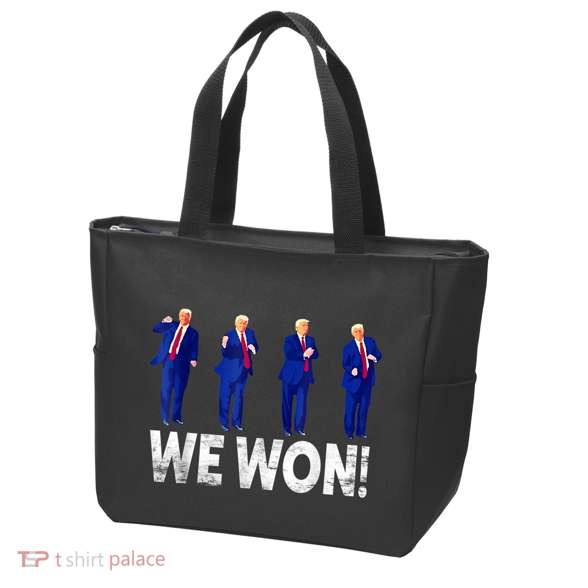 Donald Trump Won 2024 Trump Dance We Won 2024 Trump 47 Tote Bag