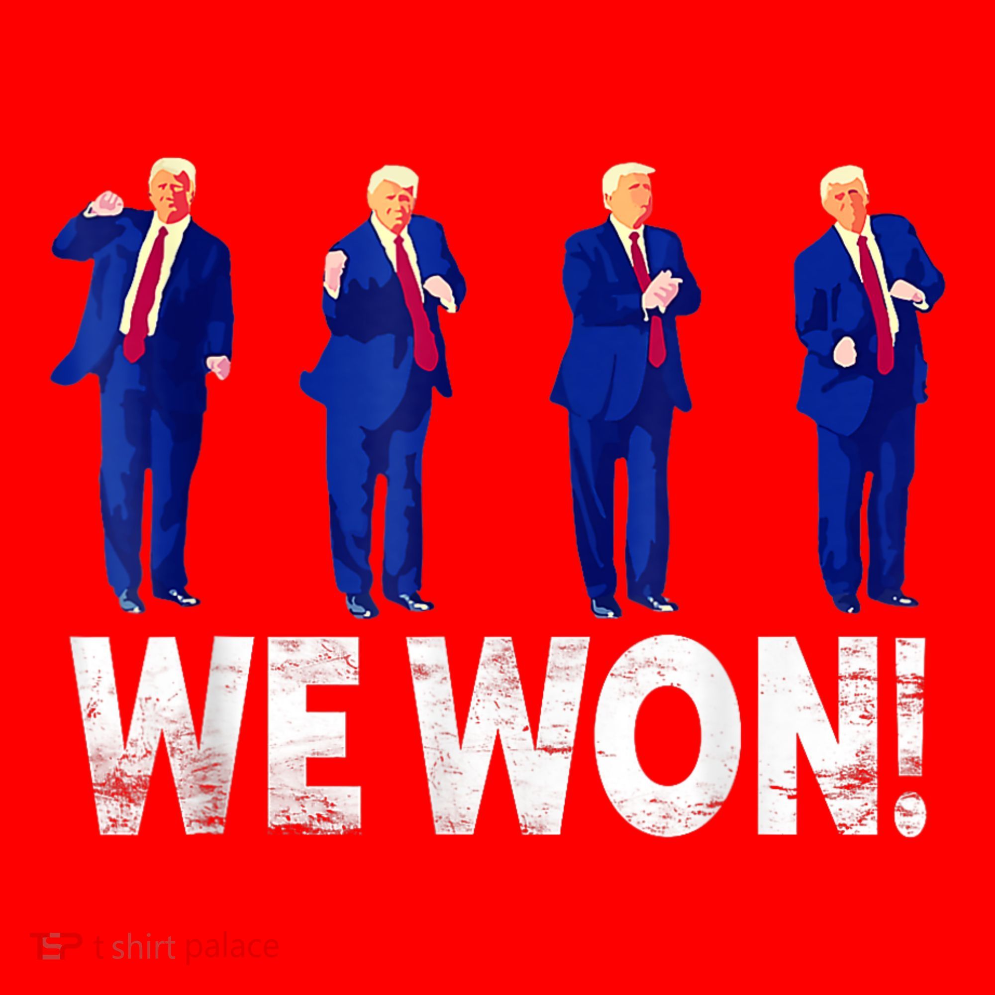 Donald Trump Won 2024 Trump Dance We Won 2024 Trump 47 Santa Hat