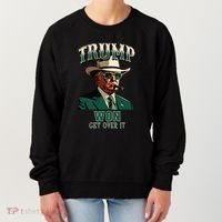 Donald Trump Won Election Inauguration Maga Women's Sweatshirt thumb 0