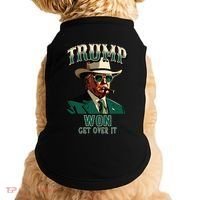 Donald Trump Won Election Inauguration Maga Doggie Tank thumb 0