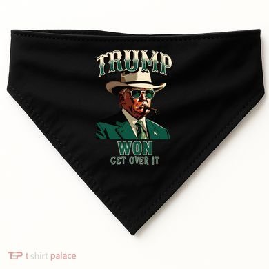 Donald Trump Won Election Inauguration Maga USA-Made Doggie Bandana
