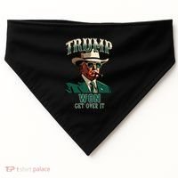 Donald Trump Won Election Inauguration Maga USA-Made Doggie Bandana thumb 0