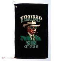 Donald Trump Won Election Inauguration Maga Golf Towel thumb 0
