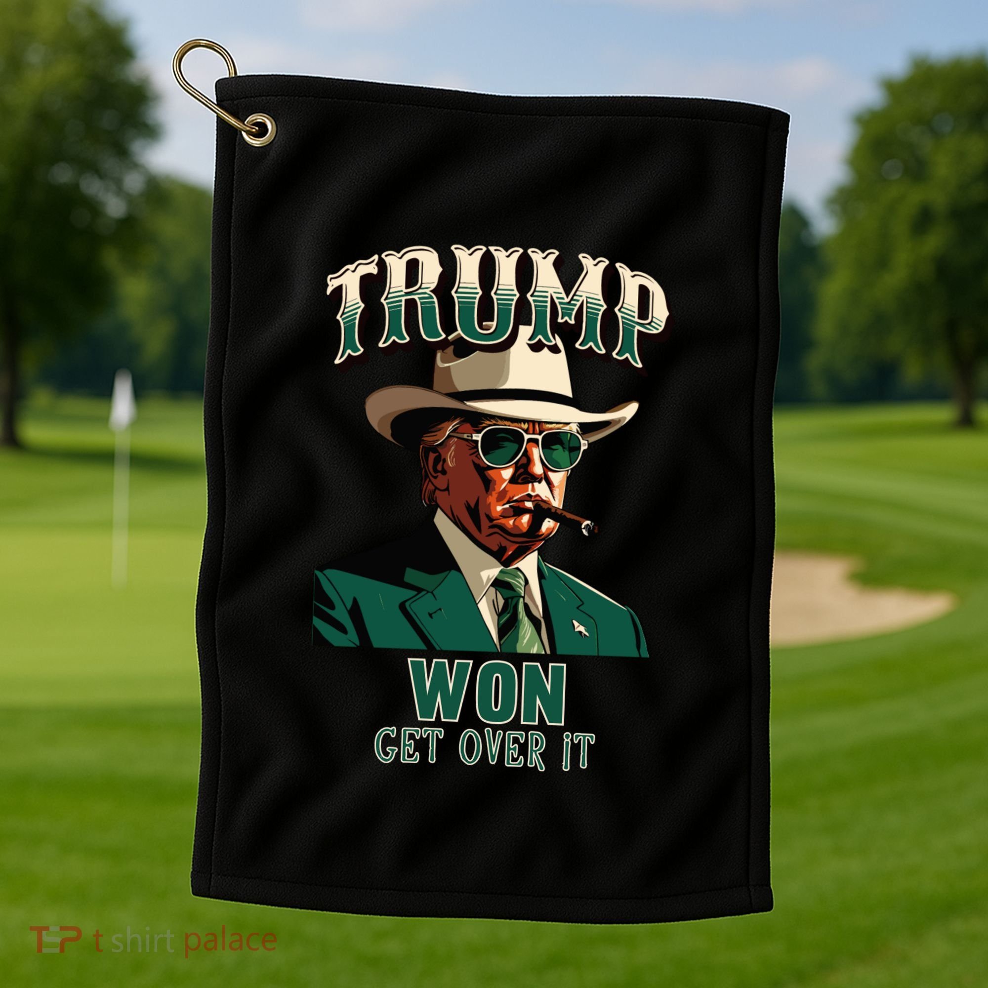 Donald Trump Won Election Inauguration Maga Golf Towel