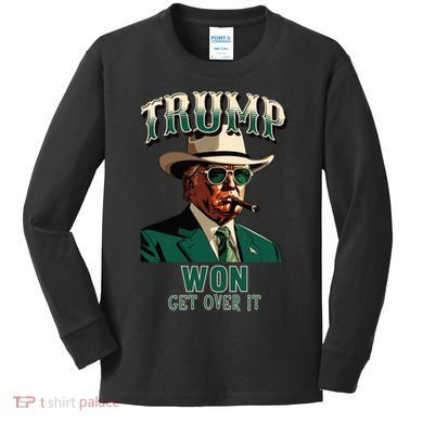 Donald Trump Won Election Inauguration Maga Kids Long Sleeve Shirt