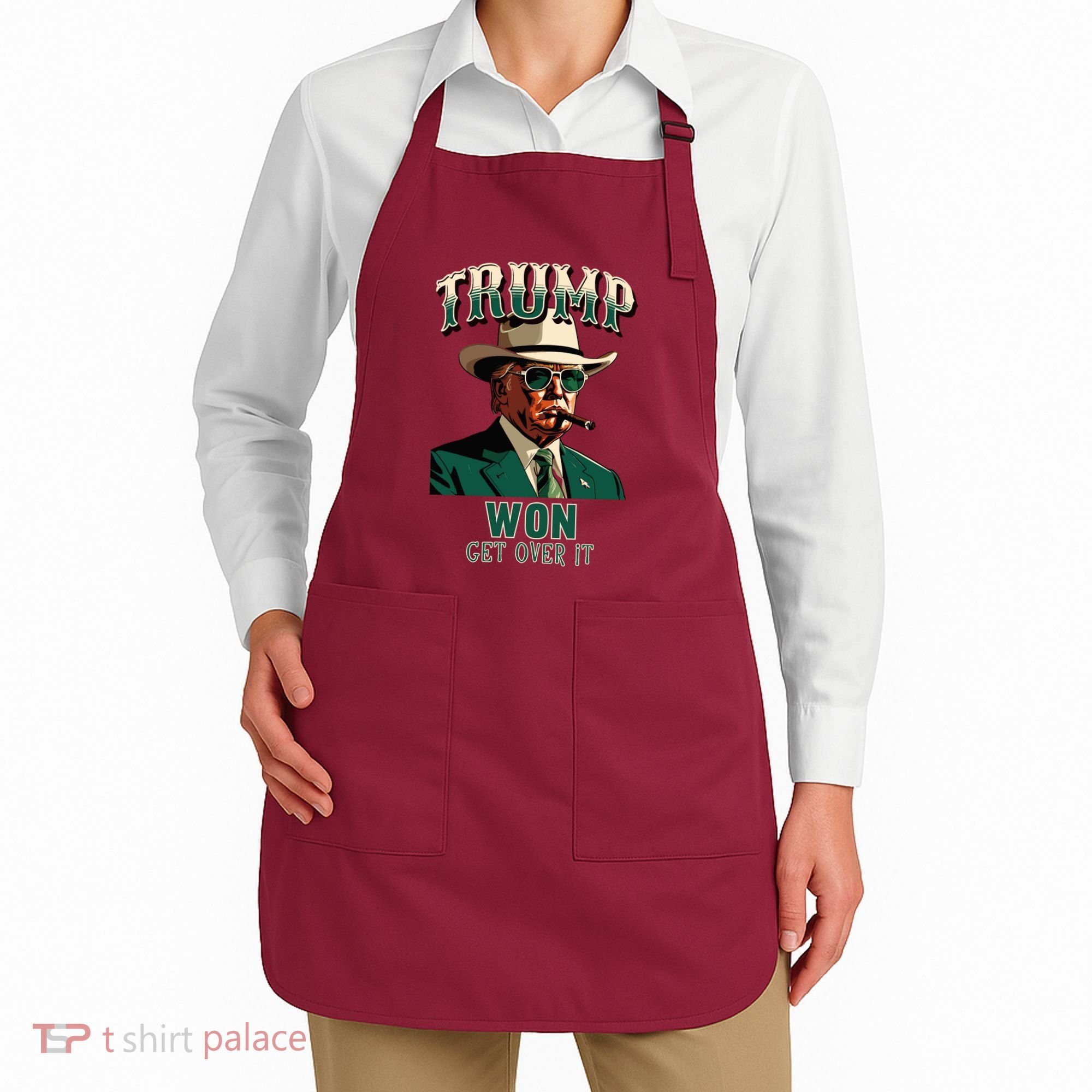Donald Trump Won Election Inauguration Maga Apron