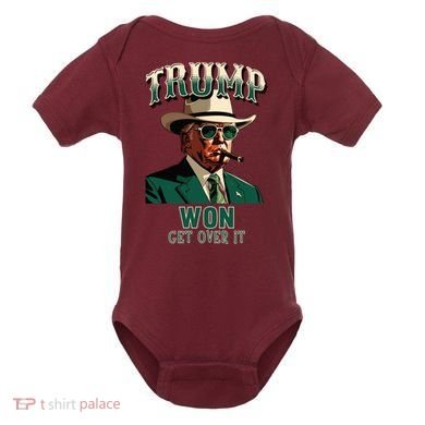 Donald Trump Won Election Inauguration Maga Baby Bodysuit