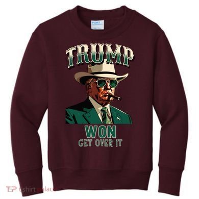 Donald Trump Won Election Inauguration Maga Kids Sweatshirt