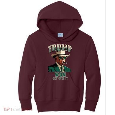 Donald Trump Won Election Inauguration Maga Kids Hoodie